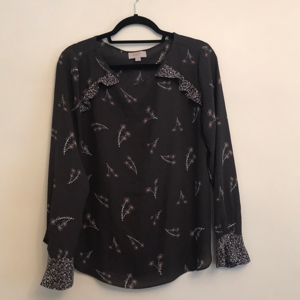 Loft outlet long sleeve blouse